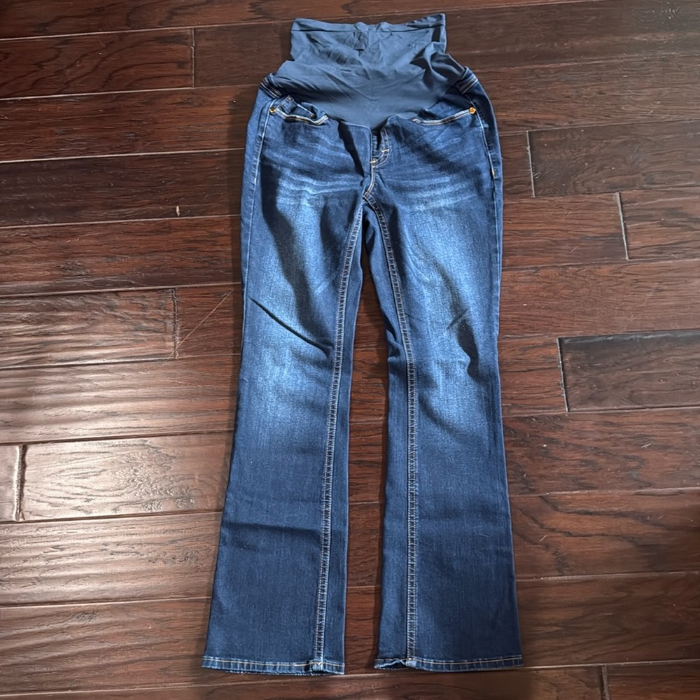 Seven Blue Denim Jeans Maternity SZ 10
